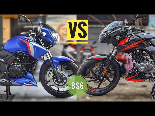 Bajaj Pulsar 150 BS6 Or Tvs Apache RTR 160 BS6 !! which one is better !! Detailed Comparison