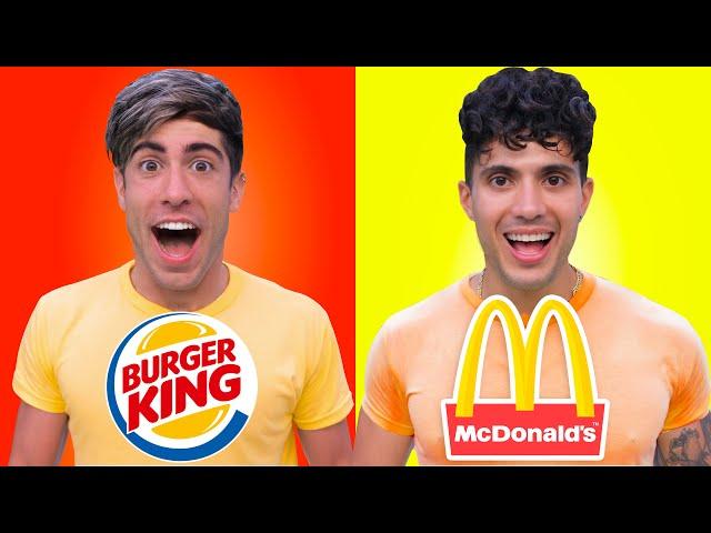 QUIEN COME MÁS COMIDA MC DONALD'S VS BURGER KING