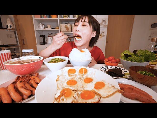 【MUKBANG】My ideal breakfast to start a busy day with a joyful mind!