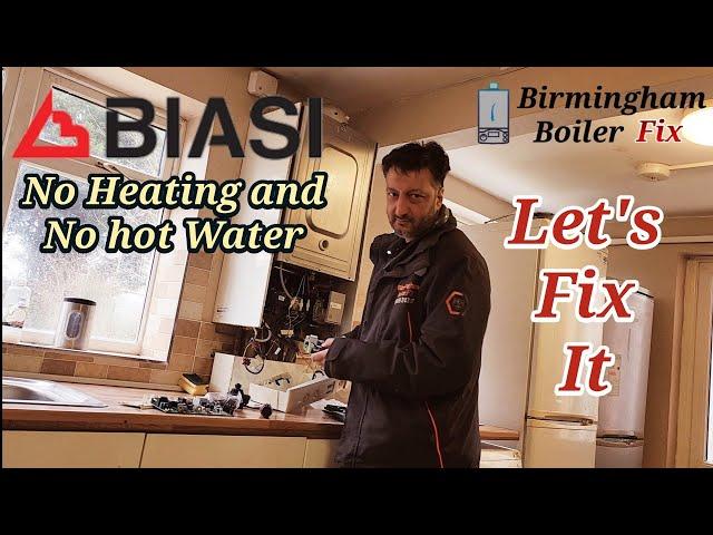 Birmingham boiler fix vlog diary Biasi central heating boiler leaking damaged more then expected