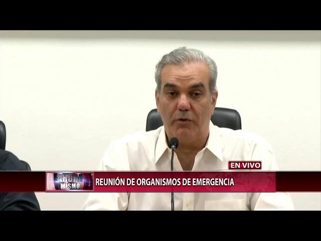 Reunión de organismos de emergencia