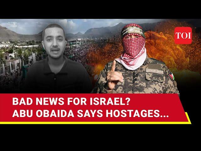 Hamas' Abu Obaida's 'Bad News' For Israel On Fate Of Hostages In Gaza; 'Not In Touch With...'