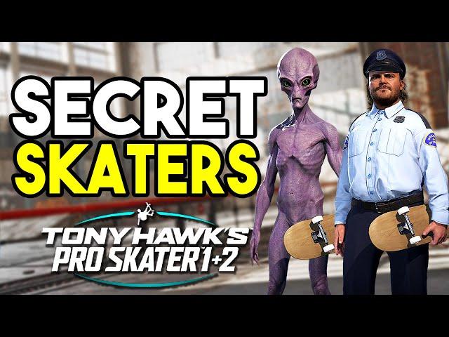 Tony Hawk's Pro Skater 1 And 2: All Secret Skaters Unlocked!