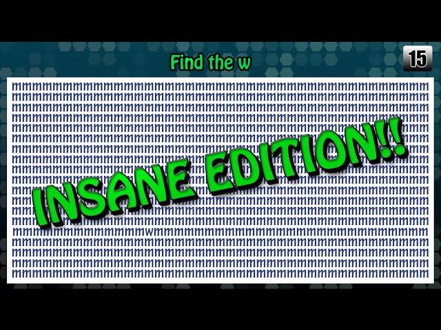 Find The Odd One Out - Number - Letter - Character Kids Game - INSANE Edition!!