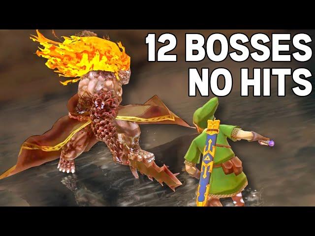 12 BOSSES, NO SHIELD, NO HITS | Skyward Sword Lightning Round