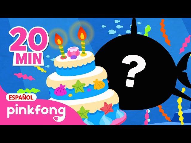 ¡Tiburón Bebé, Feliz Cumpleaños! | Cumpleaños feliz + Otras Canciones | Pinkfong en español