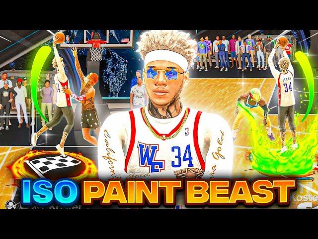 THIS *New!* PLAYMAKING "PAINT BEAST" IS BREAKING NBA 2K24! BEST ISO BUILD IN 2K24!