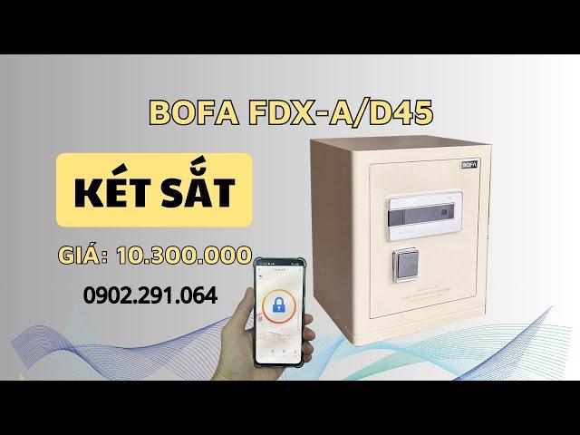Két sắt Bofa FDX-A/D45 kem kết nối điện thoại | két sắt vân tay nhập khẩu