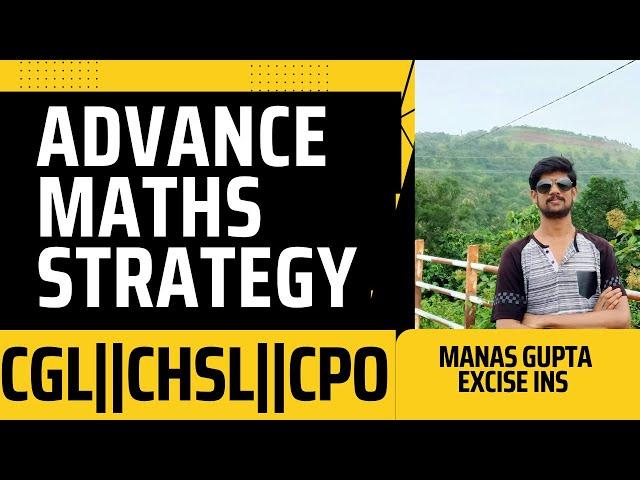 Advance maths का निचोड़ ️ COMPLETE ADVANCE MATHS STRATEGY #ssc_cgl #advancemaths #trigno #geo