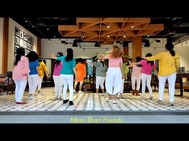 More Than Friends Line Dance (Chor by Hotma Tiarma Purba) Danced by Groovy Hotclass