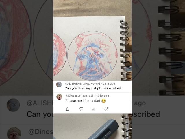 Drawing my Subscribers with 3D Glasses Part 2! #drawing #art #glassesart #artist #trendingshorts