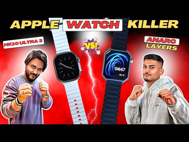 Apple Watch Killer HK10 ULTRA 3 WF With Too many Features | Anarc VS Hk10 | Who Wins ??