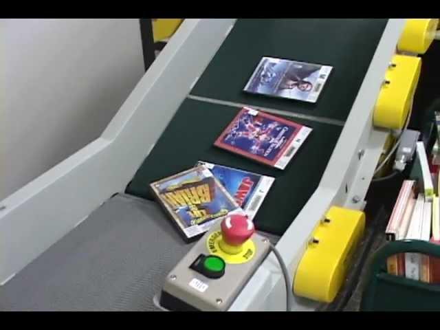 Salt Lake County Library automated book sorter