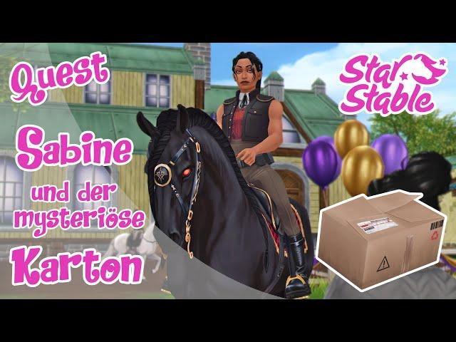 Star Stable [SSO] Sabine und der mysteriöse Karton (Quest)