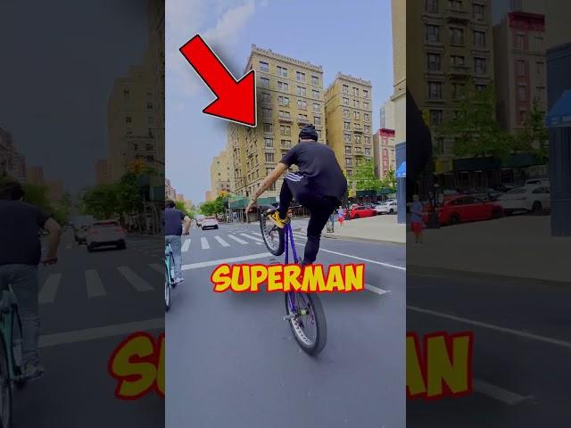 He Tried To Be SUPERMAN And This Happened.. #shorts #bikelife #wheelie