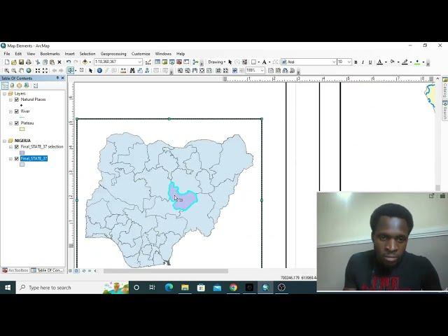 How to create a simple Inset Map in ArcGIS | ArcMap | Step by Step | Map Layout