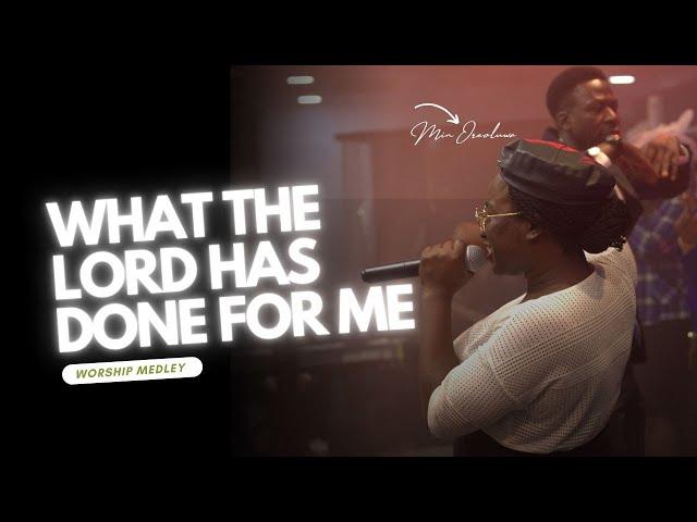 WHAT THE LORD HAS DONE FOR ME || MIN. OREOLUWA || RCCG PEACE ASSEMBLY