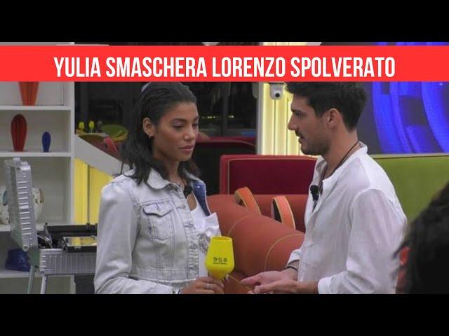 GRANDE FRATELLO, YULIA SMASCHERA LORENZO E LA SUA STRATEGIA MOLTO PERICOLOSA! ECCO LA VERITA'