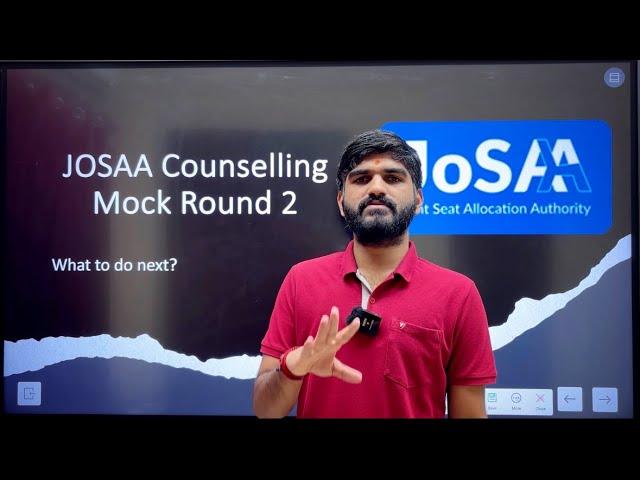 JOSAA 2024 Mock Seat Allocation 2 Released | JOSAA Mock seat allotment 2 #josaacounseling