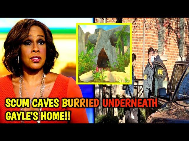 SCÜM CAVES Discovered Beneath Gayle King's Home During HSI 2nd Raid LINKEDTo Diddy's TUNNELS!!