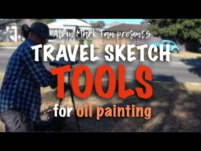 Travel Sketch - TOOLS for oil painting