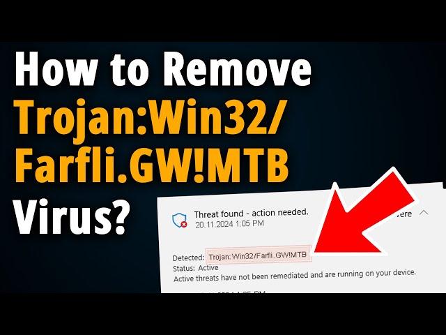 Trojan:Win32/Farfli.GW!MTB: How to Manually Remove it?