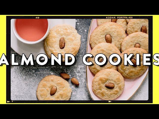 Crispy Almond Cookies - Baking Recipe for Chinese NEW YEAR | HONEYSUCKLE