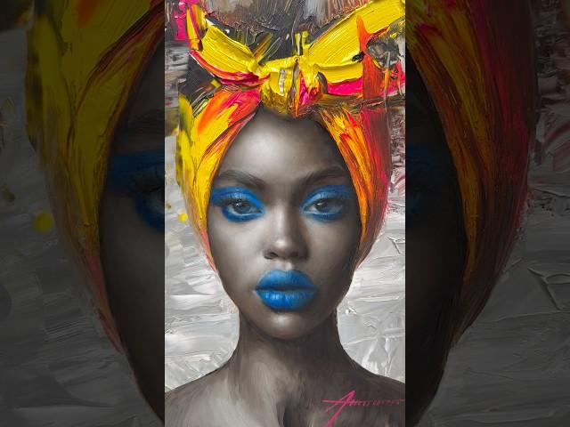 Интерьерный портрет #живопись #art #творчество