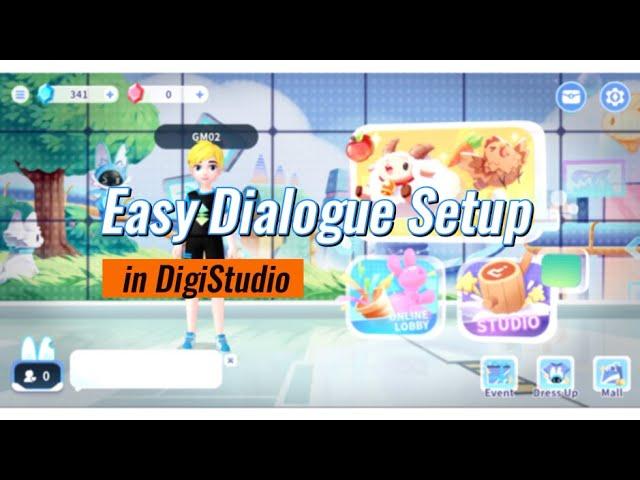 Easy Dialogue Setup in DigiStudio