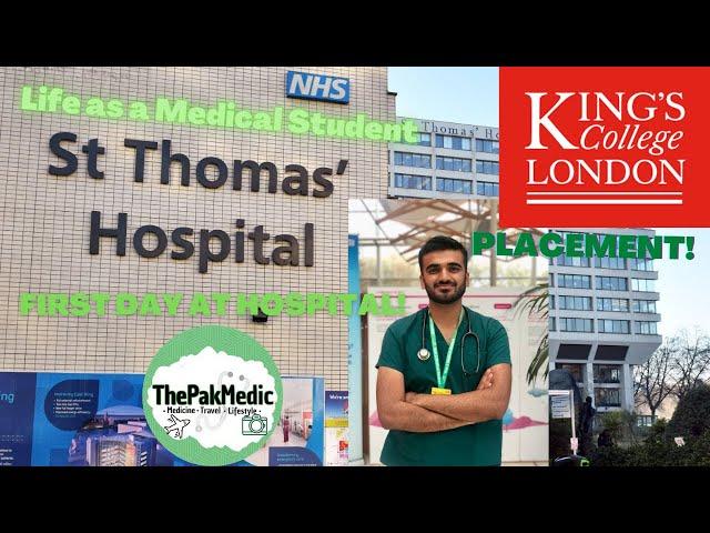 FIRST DAY AT HOSPITAL PLACEMENT | VLOG | LIFE OF A MEDICAL STUDENT