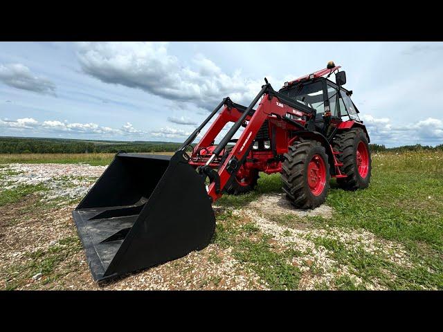 We are preparing a tractor with a surprise for a Canadian farmer and his family