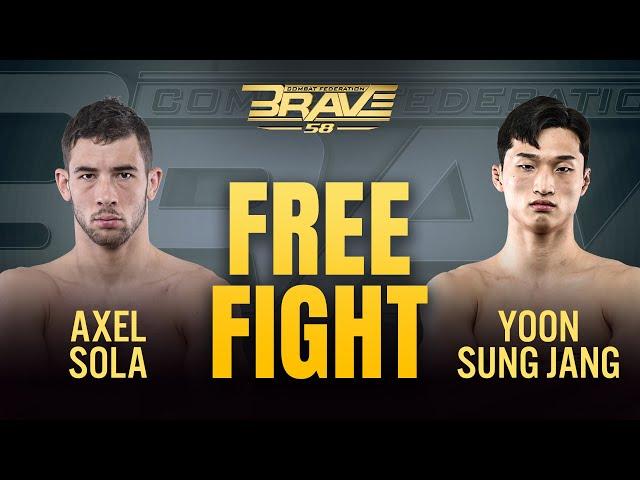 Axel Sola VS Yoon Sung Jang | FULL FIGHT | BRAVE CF 58