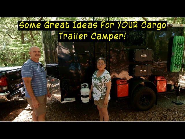 Check Out Anthony's Converted Cargo Trailer Camper!