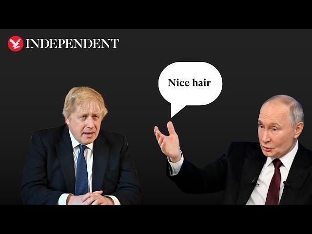 Putin praises Boris Johnson’s hair