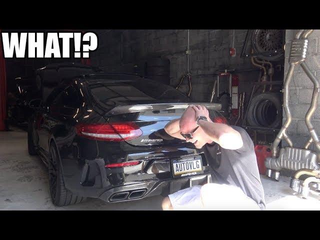 They turned my car into the CRAZIEST sounding AMG C63 ever!! (And its FAST!!)