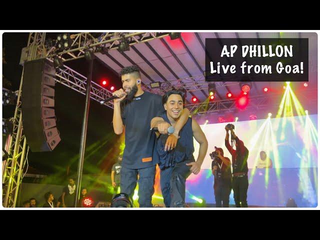 AP Dhillon Concert Highlights - GOA | The Takeover Tour | Gurinder Gill | Shinda Kahlon |BROWN MUNDE