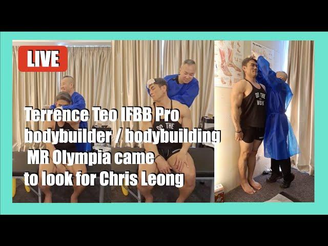 -Terrence Teo IFBB Pro bodybuilder / bodybuilding  MR Olympia came to look for Chris Leong