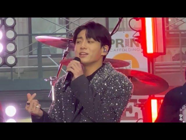231108 Seven feat. Latto Jungkook The Today Show Citi Concert Series New York Fancam Live