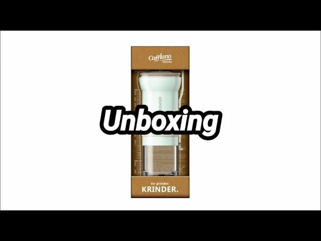 Cafflano Krinder - Unboxing