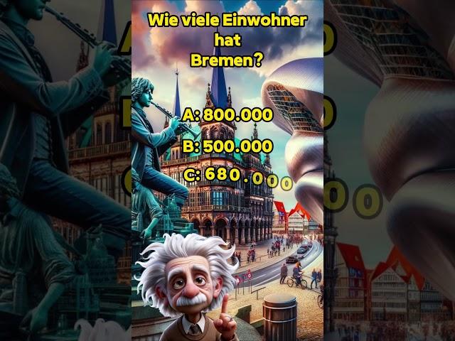 Einwohnerzahl Bremen #quiz #rätsel #monkey