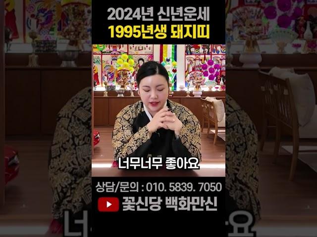 2024년 95년 30세 을해생 #운세#신점#백화만신#인천점집#돼지띠운세