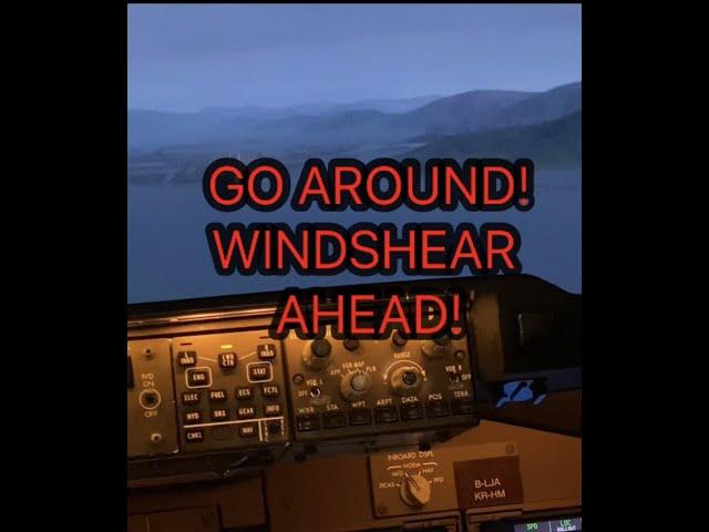 Boeing 747 WINDSHEAR RECOVERY