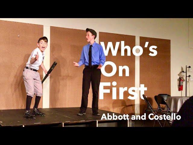 Who’s on First   |   Abbott and Costello   |   Comedy Skit Performance