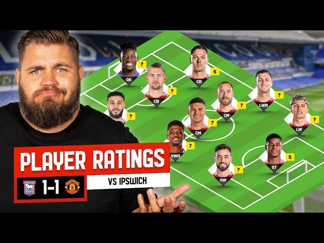 Amad Diallo & Onana BRIGHT SPOT! PLAYER RATINGS Ipswich 1-1 Man United