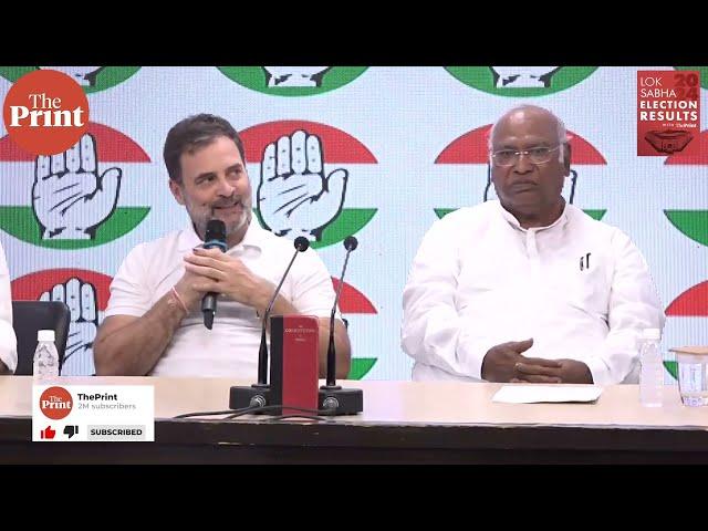 ‘2024 Election results is a mandate against Modi'- Kharge- Rahul Gandhi full press conference