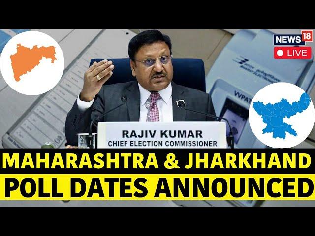 LIVE | Maharashtra Election 2024 | Elections Commission Announces Jharkhand Poll Dates | N18G