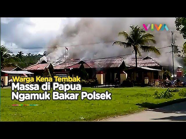 Kronologi Pembakaran Polsek Nimboran di Papua oleh Warga