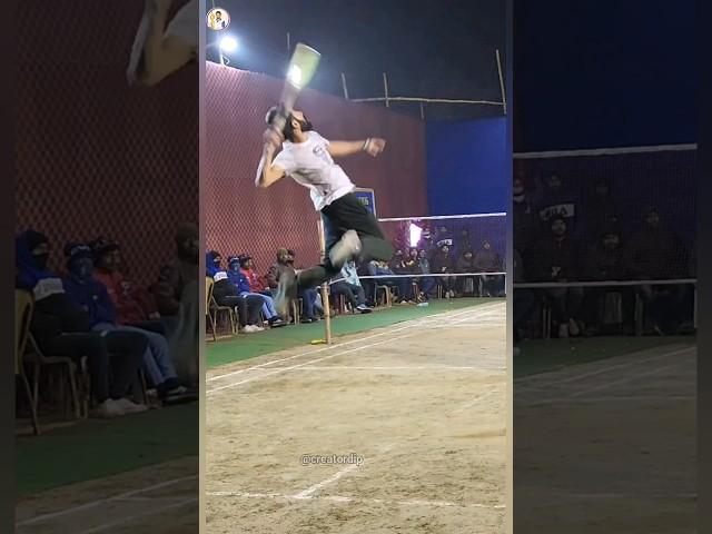 best jump smash in outdoor DURGAPUR badminton tournament #Badminton @creatordip #jumpsmash