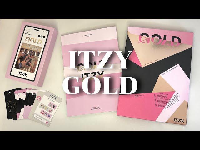 ️ распаковка альбомов ITZY - GOLD  (Standard,Phone box ver.)  kpop album unboxing