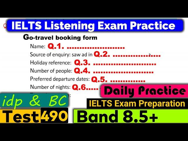 IELTS Listening Practice Test 2024 with Answers [Real Exam - 490 ]